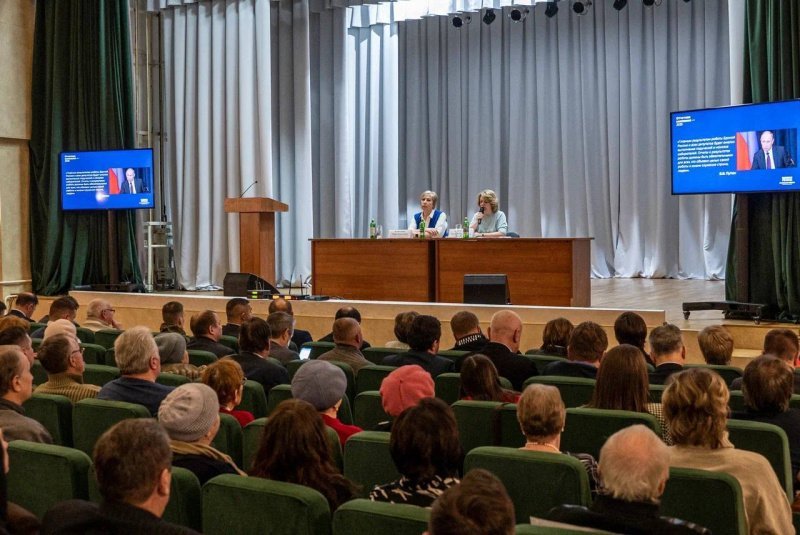 Провели отчёт и выездной приём в Повадинском административном округе