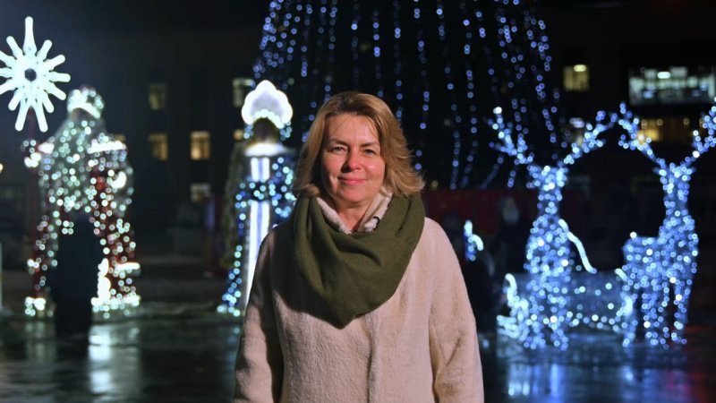 Поздравление с Новым годом от главы Домодедово Евгении Хрусталевой 