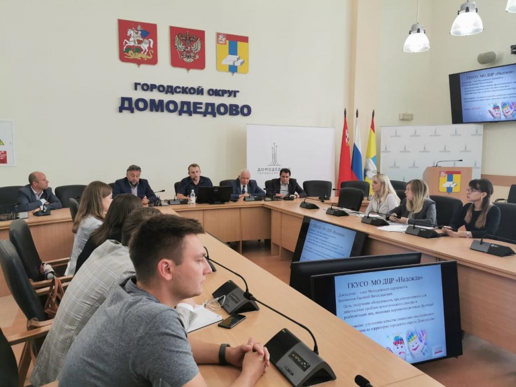 Молодежный парламент городского округа Домодедово представил областным парламентариям свои проекты