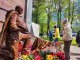 Торжественный митинг, посвященный 80-летию Победы в Великой Отечественной войне, состоялся  в микрорайоне Авиационный. 