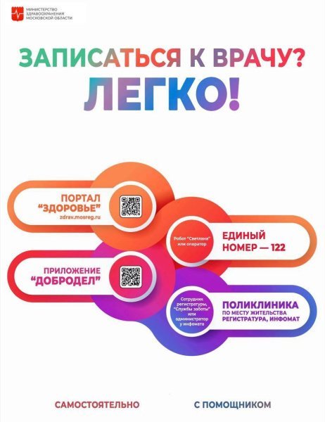 Как записаться на приём к врачу в Домодедовскую больницу? 