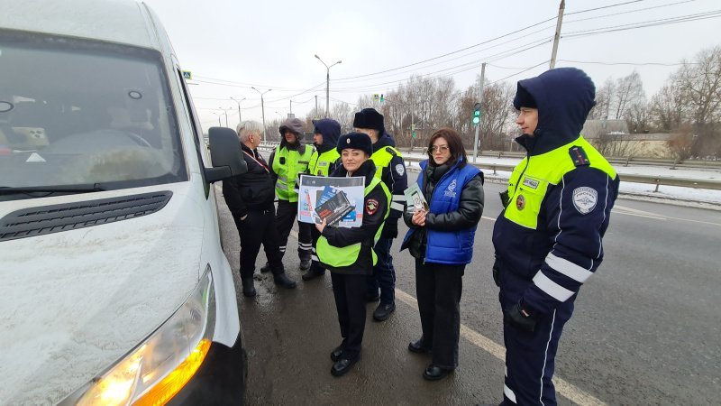 В Домодедово провели информационно-профилактические мероприятия на дорогах