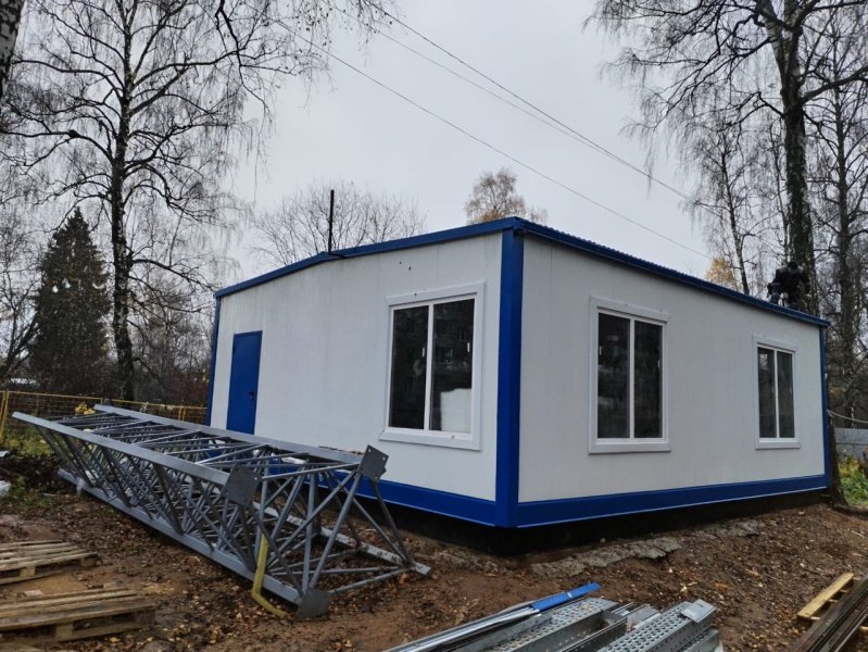 В Домодедово продолжается строительство блочно-модульной котельной в деревне Шубино-2
