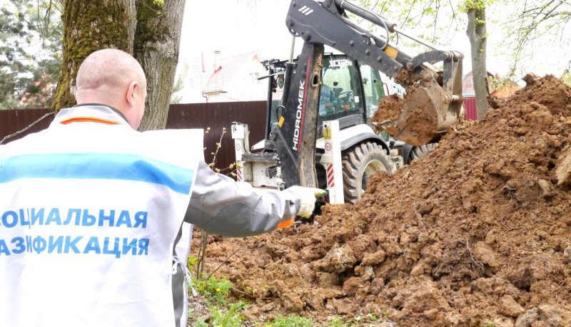 Строительство распределительного газопровода в деревне Уварово Домодедовского района