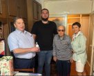 Депутат Совета депутатов городского округа Домодедово Игорь Никитин поздравил участника ВОВ Петра Алексеевича Орлова с днем ВМФ.