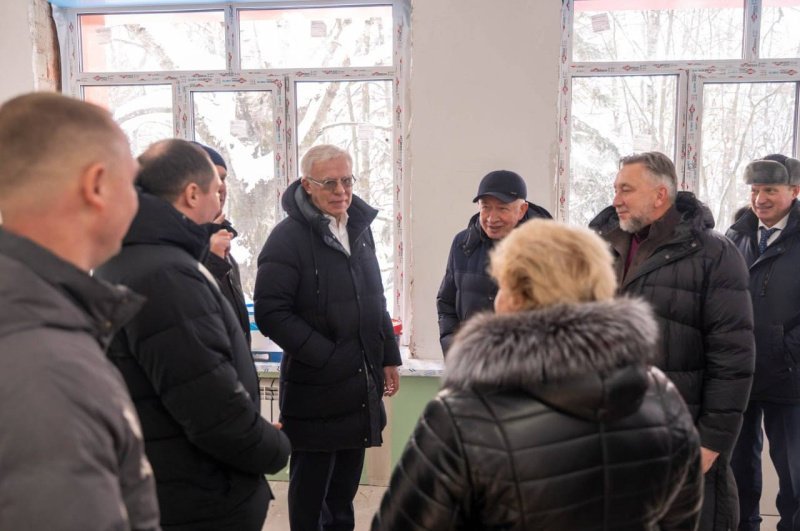 Капитальный ремонт школы и детского сада образовательного комплекса «Орбита» в мкр. Авиационный идёт по плану