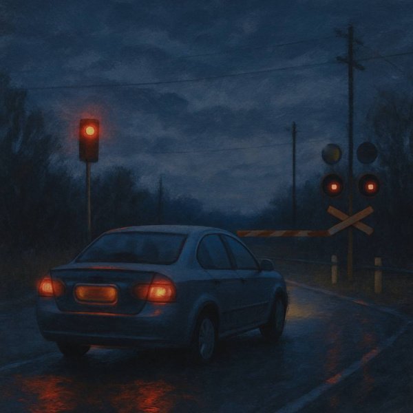 Напоминаем о правилах безопасности при пересечении железнодорожных путей на автомобиле: