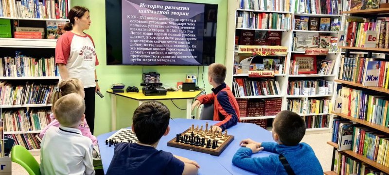 День шахмат в Подмосковном сельском доме культуры