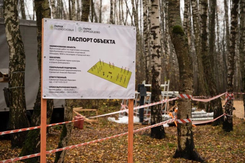 В «Городском лесу» в этом году откроется новая спортивная площадка – к работам уже приступили