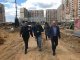 общественный контроль хода строительных работ здания школы в мкр. Южный с участием заместителя главы администрации Максима Кукина. 