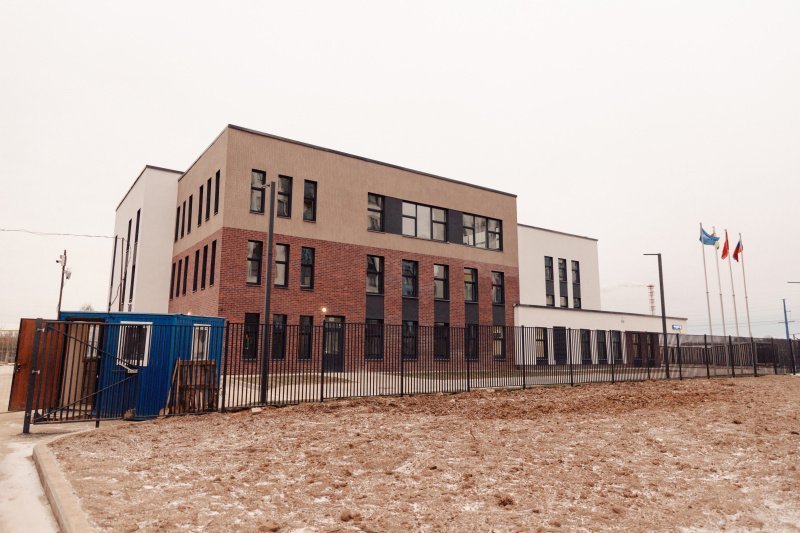 В домодедовском жилом комплексе «Прибрежный парк» завершается строительство нового детского сада