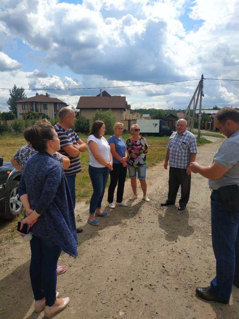 Прошла встреча с жителями с. Вельяминово ул. Полевая | Городской округ  Домодедово