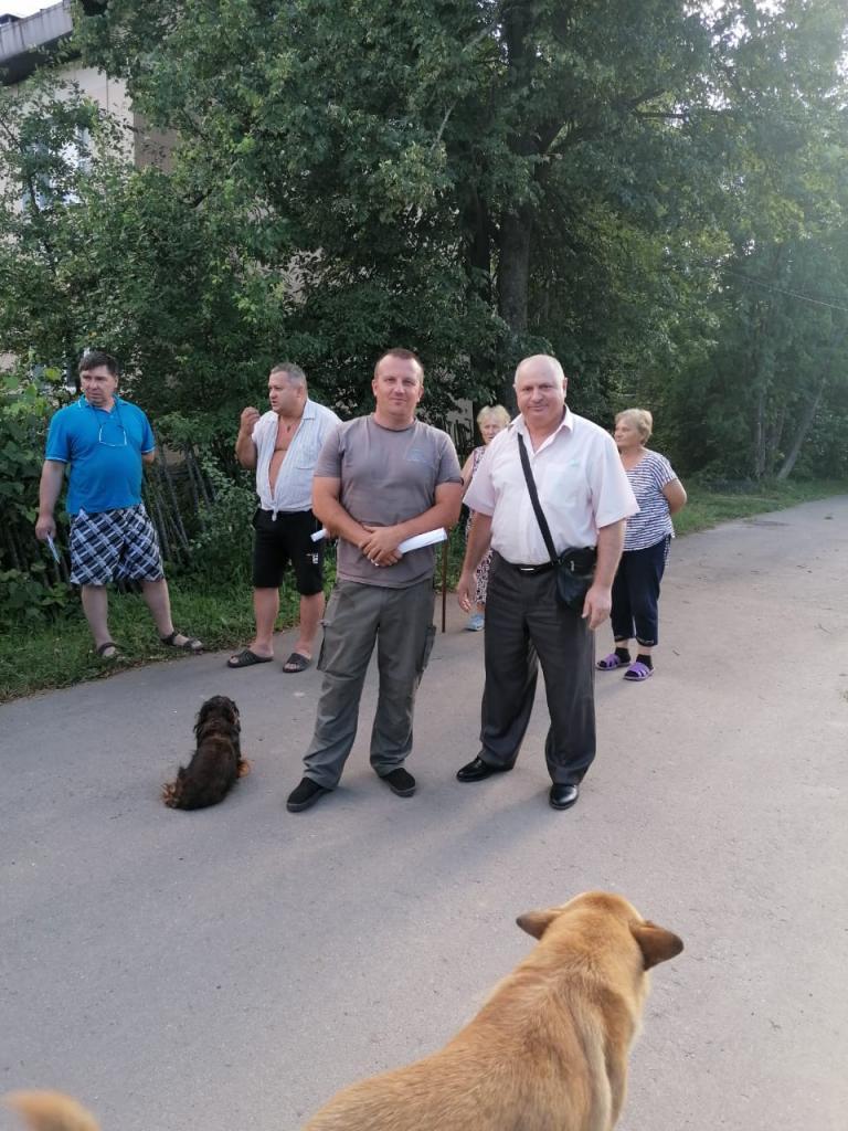 Прошла встреча с жителями пос. ст. Повадино | Городской округ Домодедово